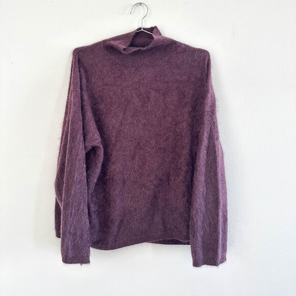 COS - BRUSHED-CASHMERE TURTLENECK JUMPER - Picture 1 of 6